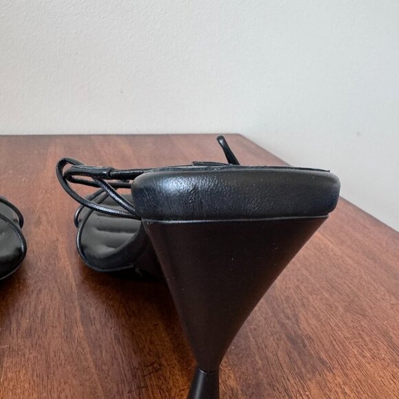 Gia Borghini Strappy Leather Wedge Sandal - Picture 11 of 11